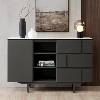 Italijos minimalistinio stiliaus dažų, kepimo pusėje kabinetas šiuolaikinė paprastų buitinių gyvenimo kambario sienos saugojimo spintelės, virtuvės spintelės göttinger 0